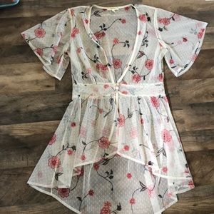 Meshed shirt and tank